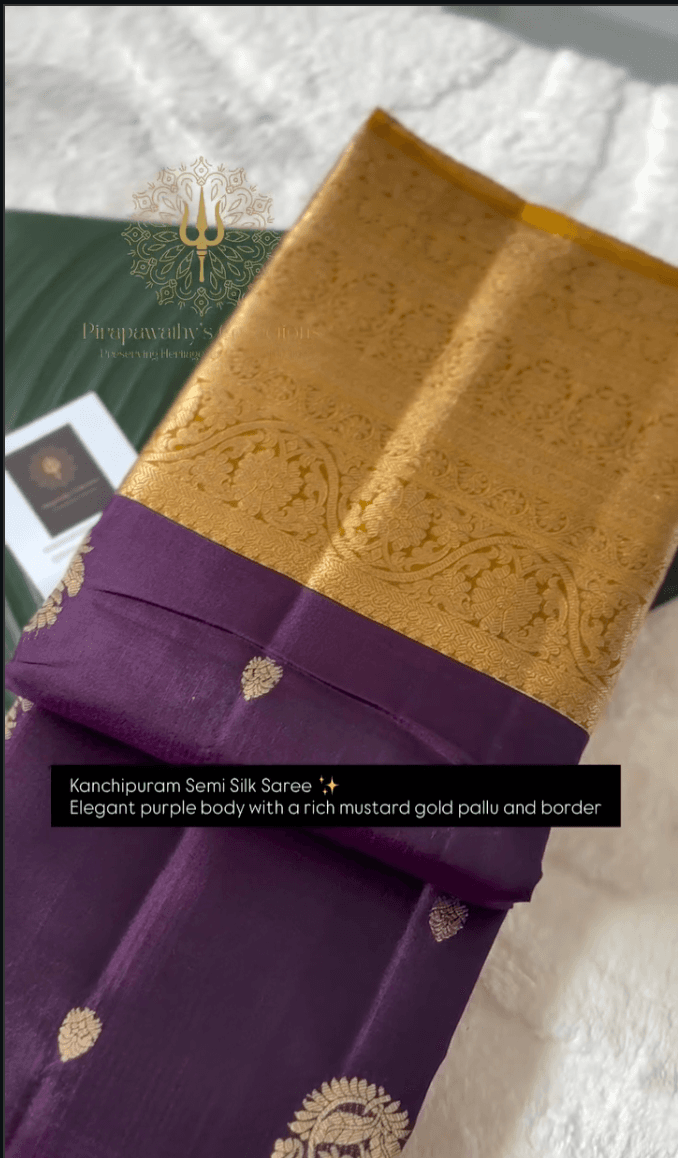 Kanchipuram Semi Silk Saree